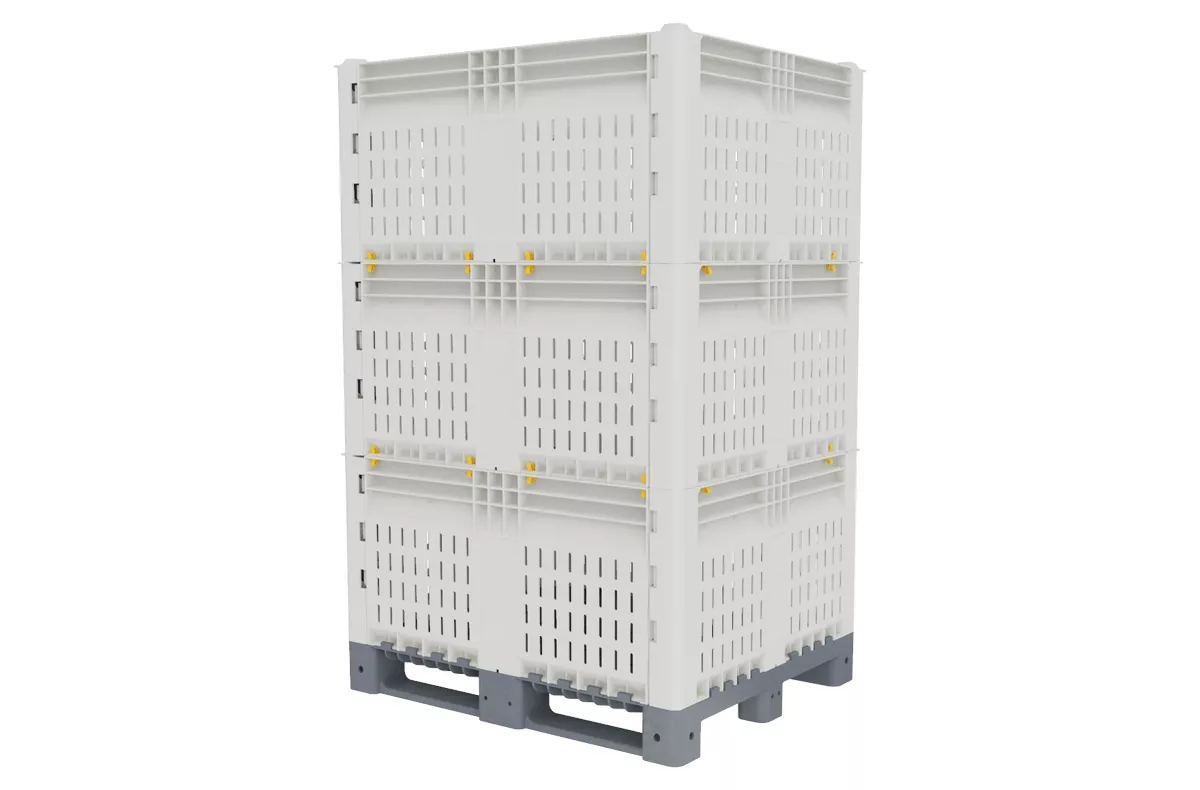 Складной коробчатый поддон DOLAV KitBin Triple Height