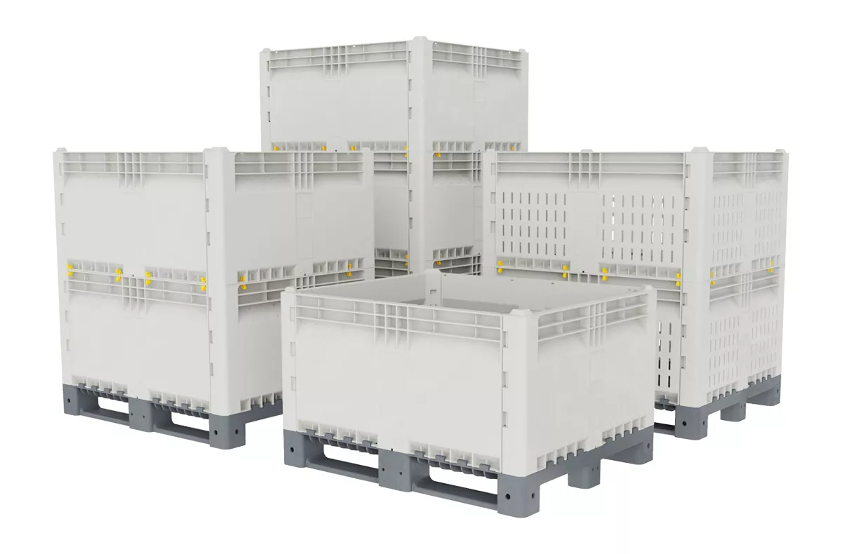 Складной коробчатый поддон DOLAV KitBin Triple Height